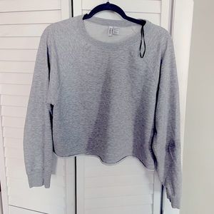 H&M Cropped Sweatshirt